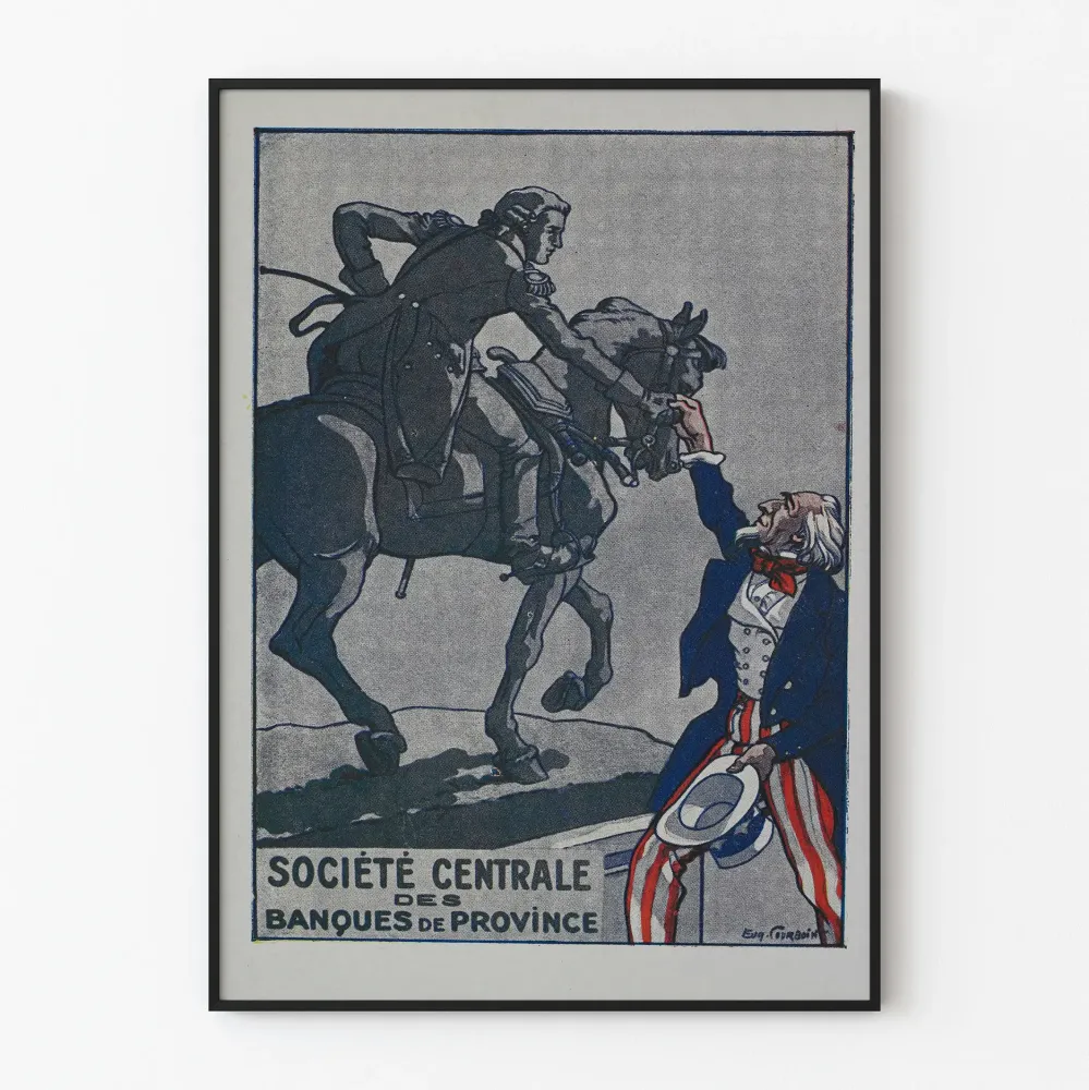 Plakat Vintage Towarzystwo Centralne Banków Prowincji