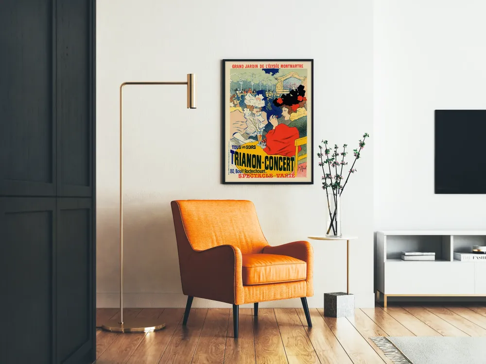 Plakat Vintage Trianon Koncert Montmartre