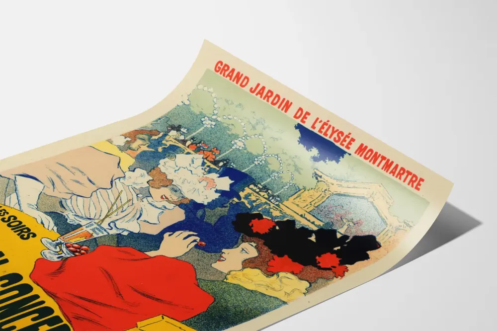 Plakat Vintage Trianon Koncert Montmartre
