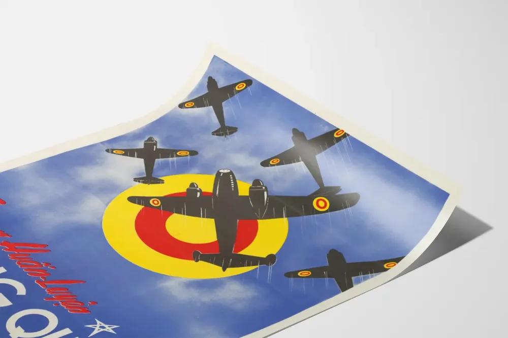 Plakat vintage Trường Huấn Luyện Không Quân Wietnam