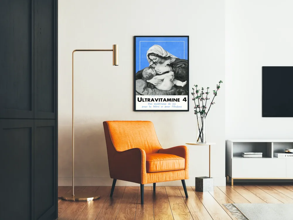 Plakat vintage UltravITamine 4 - Matka i Dziecko