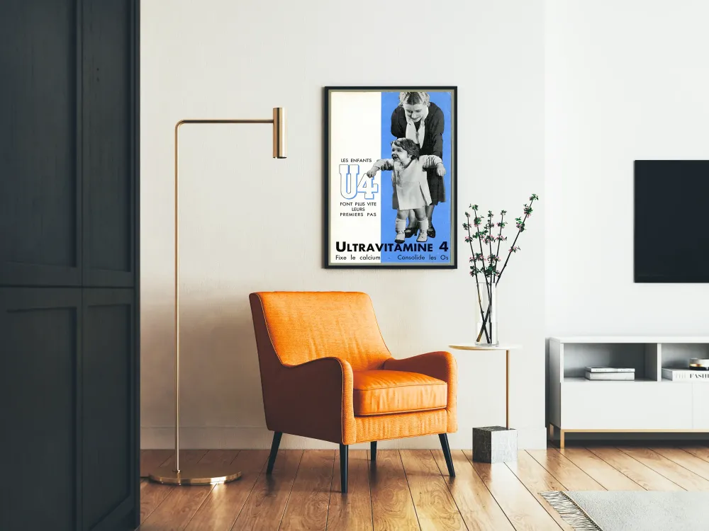 Plakat vintage Ultravitamine 4 - Promocja zdrowia dziecięcego