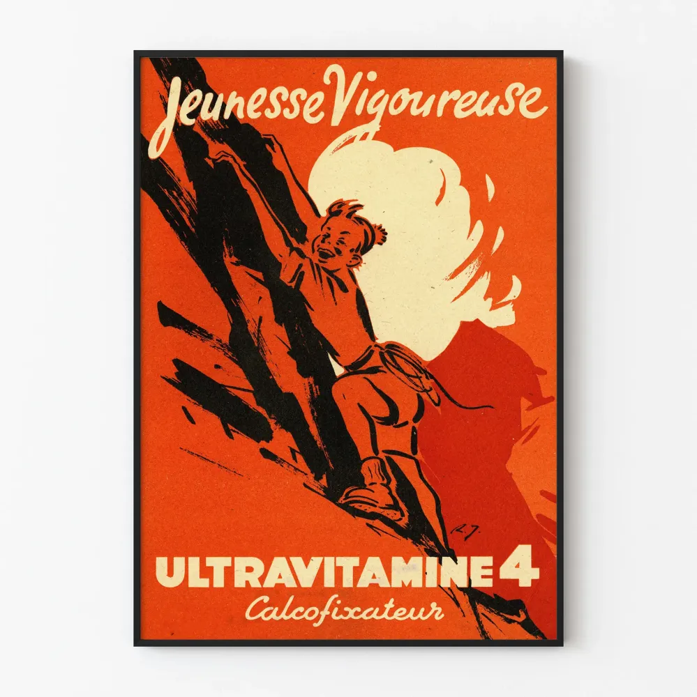 Plakat Vintage Ultravitatmine 4 Młodość Pełna Sił