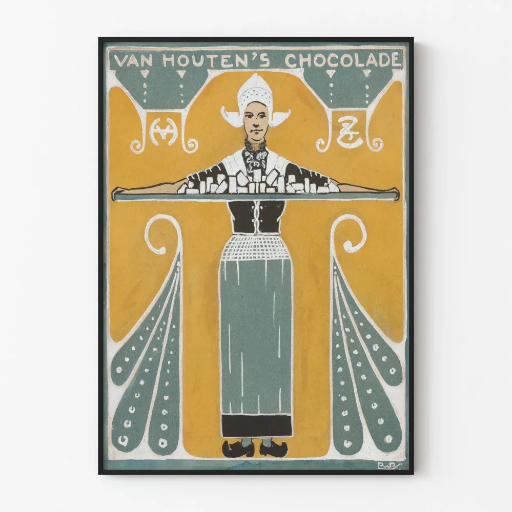 Plakat vintage Van Houten's Chocolade
