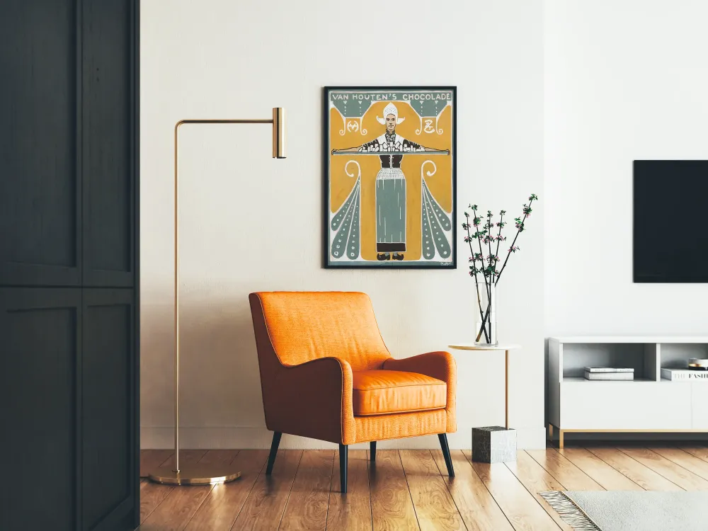 Plakat vintage Van Houten's Chocolade