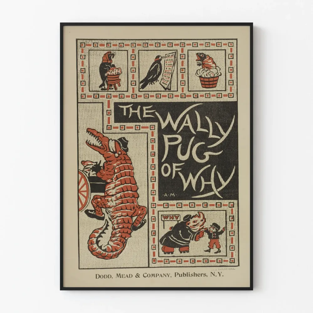 Plakat vintage Wally Pug Why