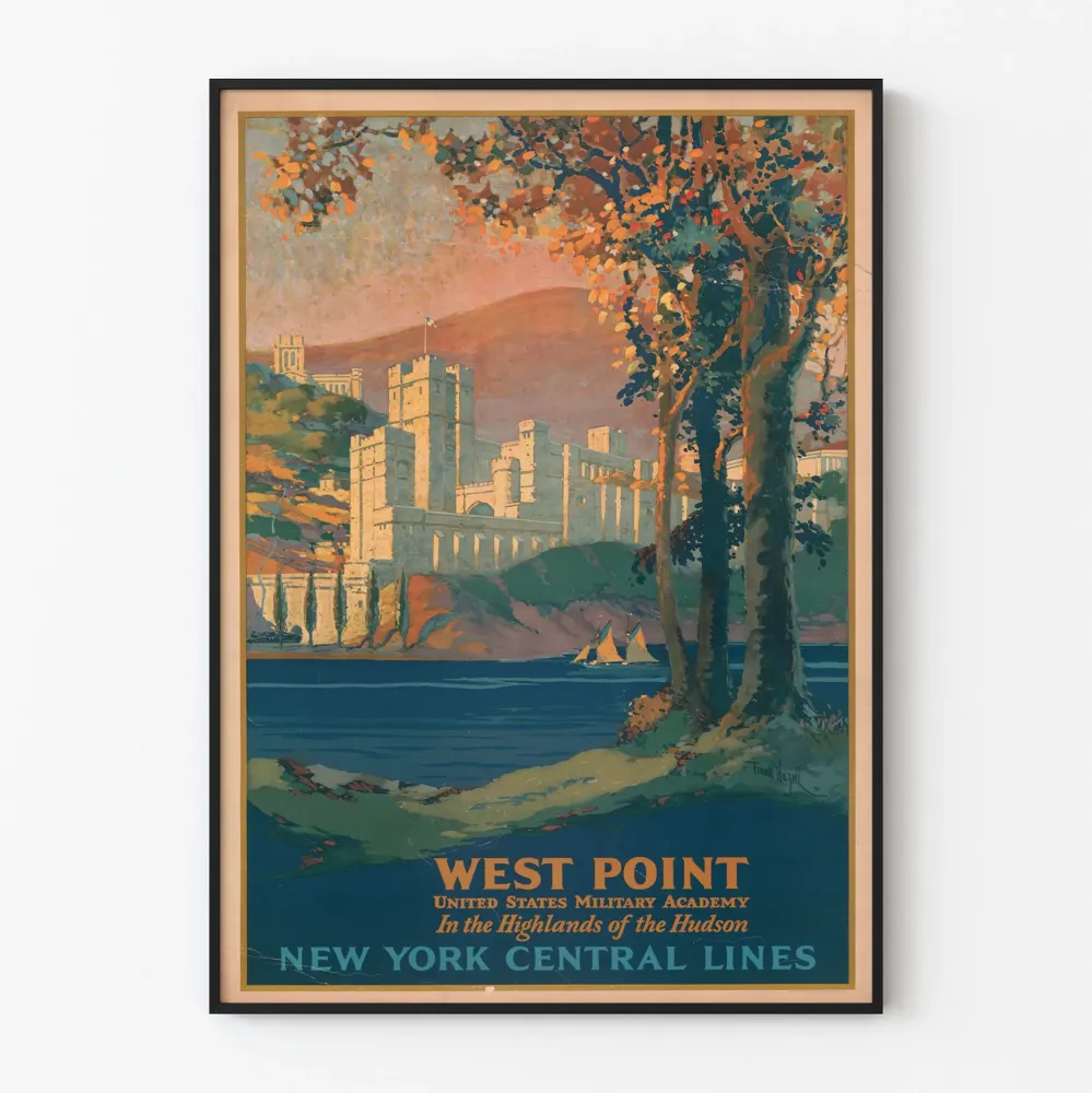 Plakat Vintage West Point Akademia Wojskowa Stanów Zjednoczonych