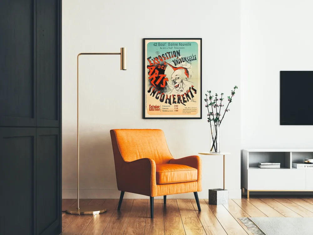 Plakat vintage Wystawa Światowa Sztuk Inkoherentnych