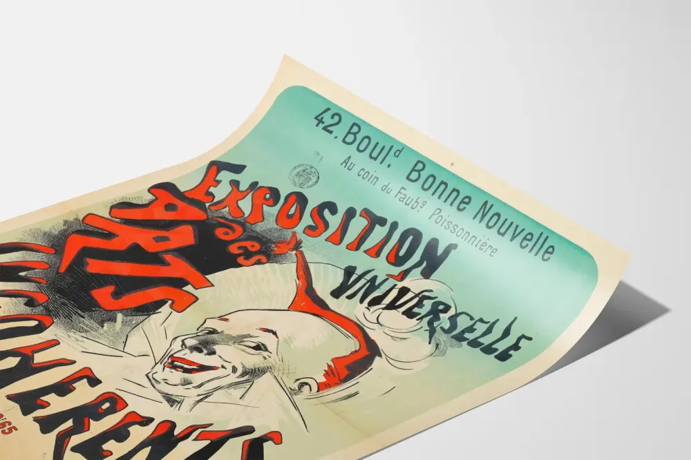Plakat vintage Wystawa Światowa Sztuk Inkoherentnych