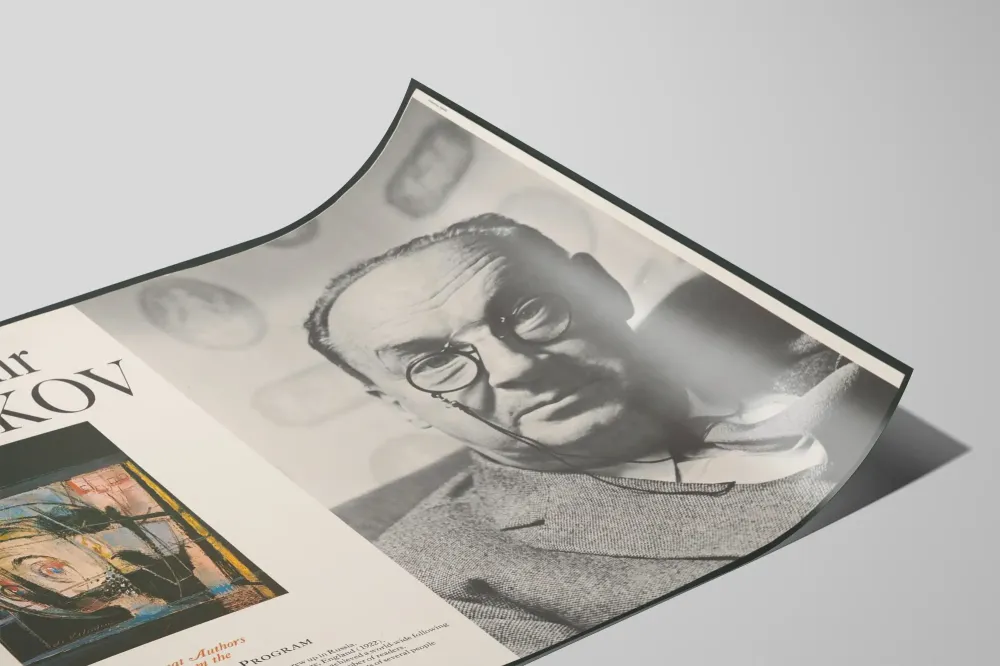 Plakat Władimir Nabokow - Portret i biografia literacka