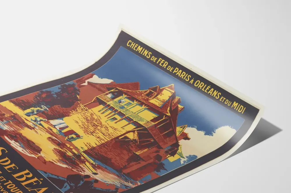 Plakat Wintage Salies de Béarn Stacja Termalna i Turystyczna