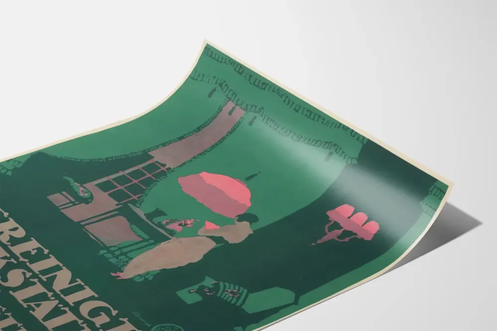 Plakat Wintage Vereinigte Werkstätten Wystawa Świąteczna