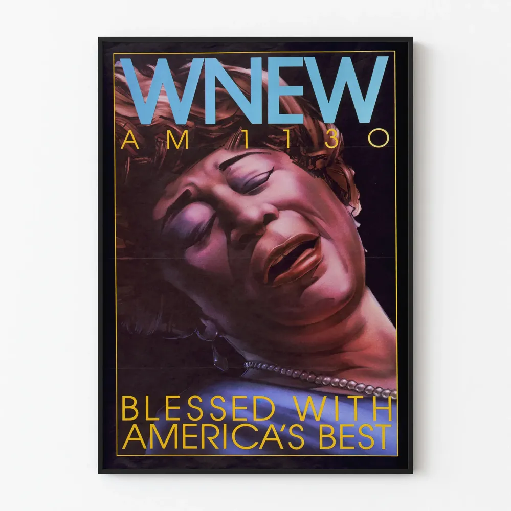Plakat WNEW AM 1130 - Błogosławiony przez najlepszych w Ameryce
