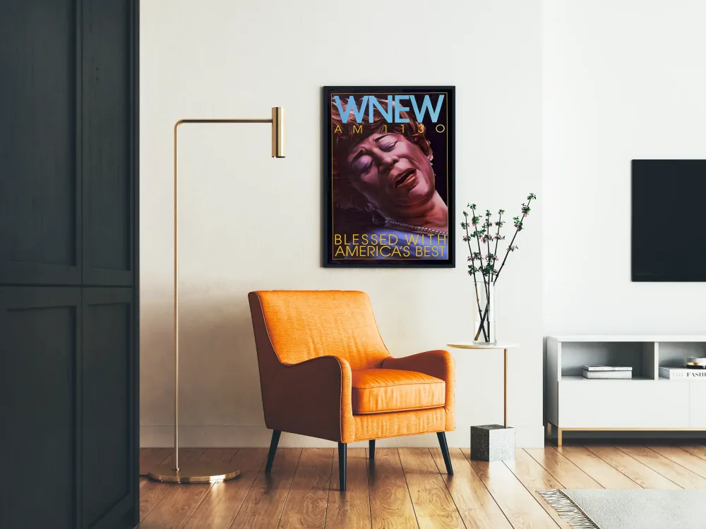 Plakat WNEW AM 1130 - Błogosławiony przez najlepszych w Ameryce