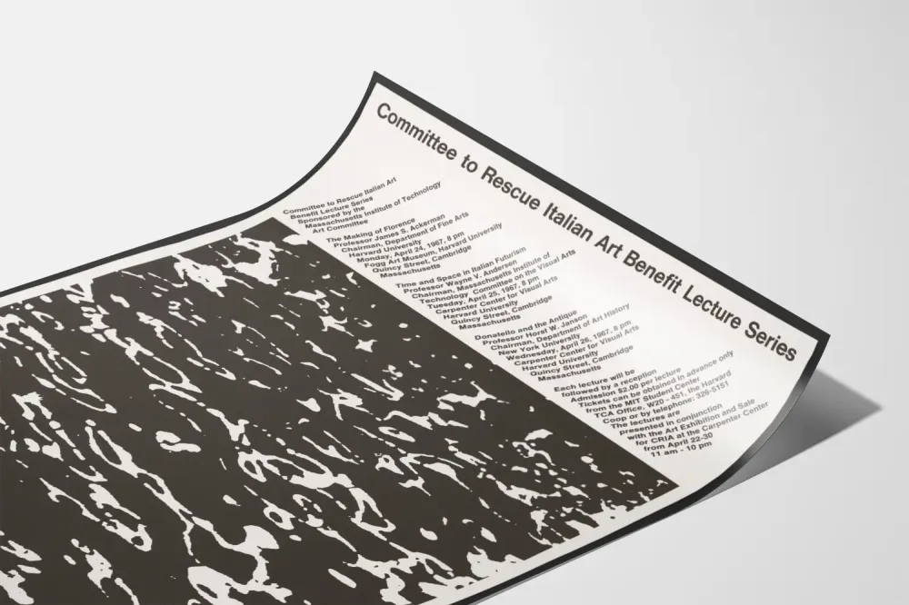 Plakat Wydarzenie Charytatywne Sztuka Włoska