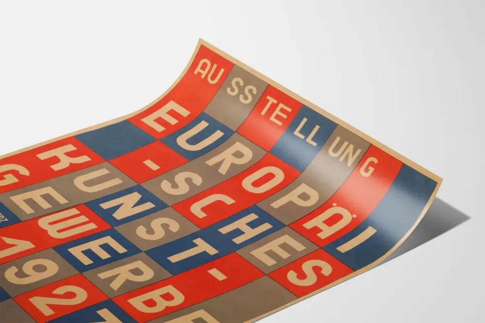 Plakat Wystawa Europejska Sztuki i Rzemiosł 1927