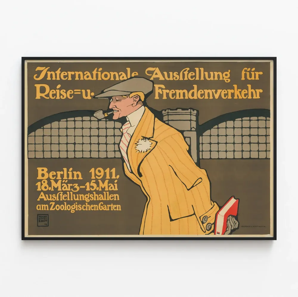Plakat Wystawa Międzynarodowa Podróży Berlin 1911