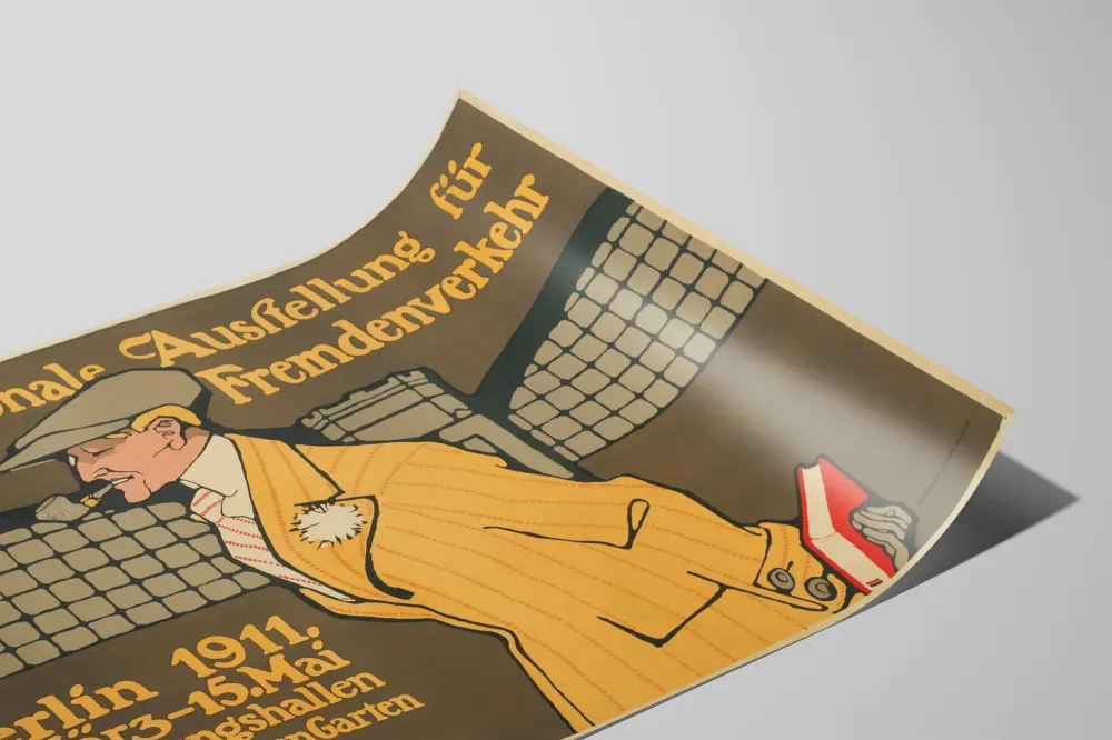 Plakat Wystawa Międzynarodowa Podróży Berlin 1911