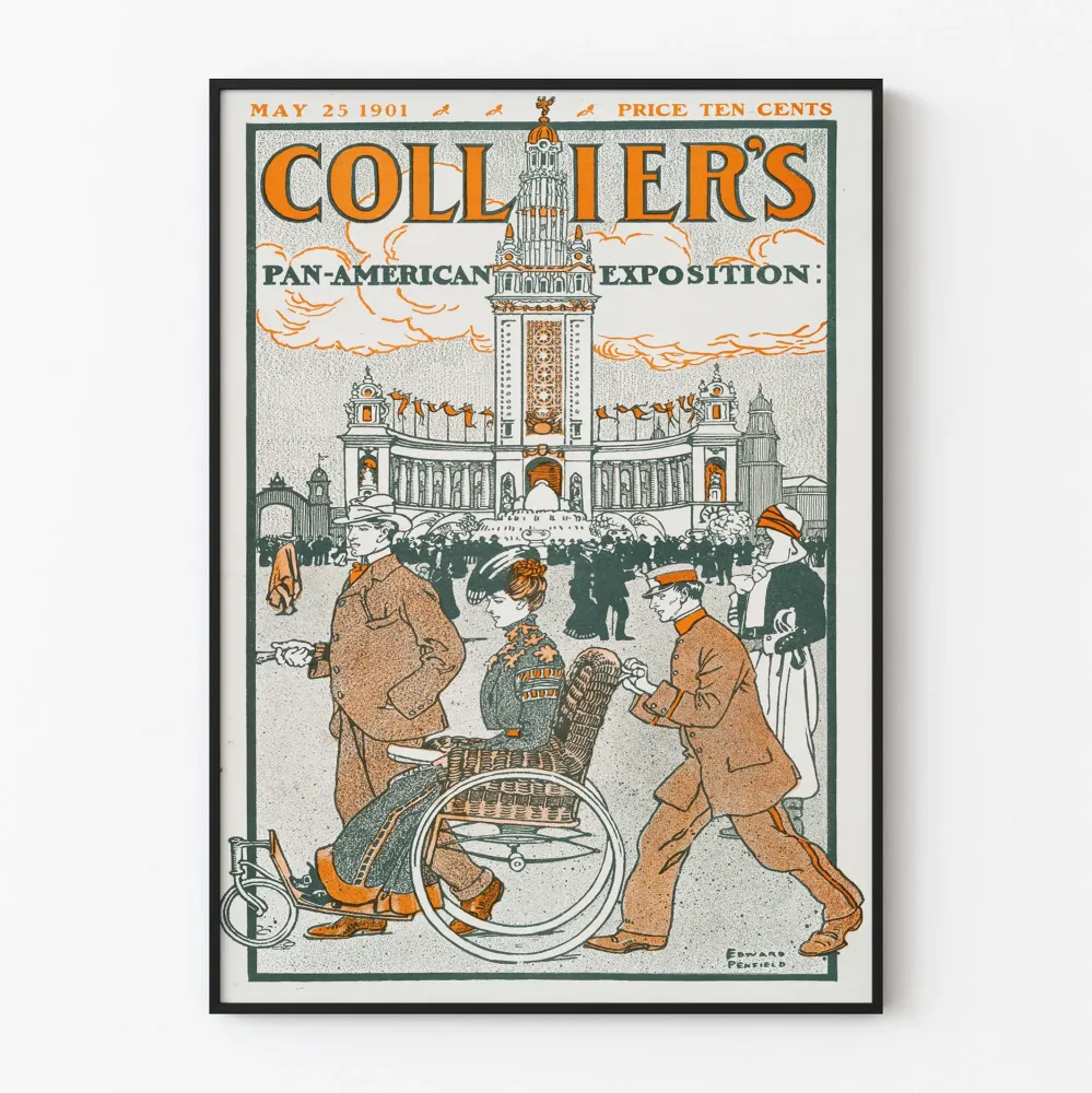 Plakat Wystawa Panamerykańska 1901 - Historyczna Dekoracja Ścienna
