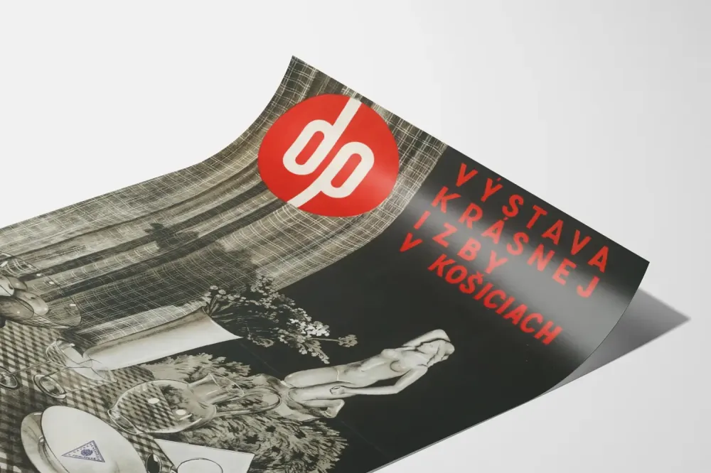Plakat Wystawa Vintage Pięknego Pokoju w Koszycach