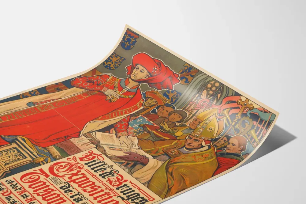 Plakat Wystawa Złotej Podkowy w Brugii 1907