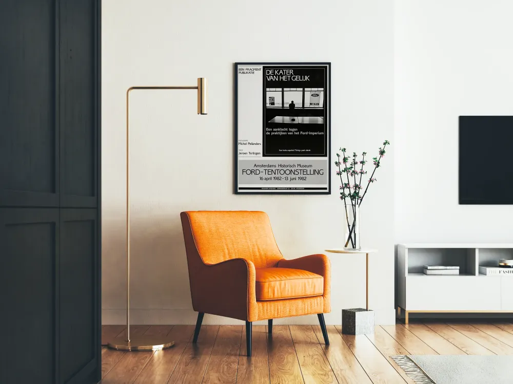 Plakat wystawy Ford Amsterdam 1982 - Fotografia Michel Pellanders