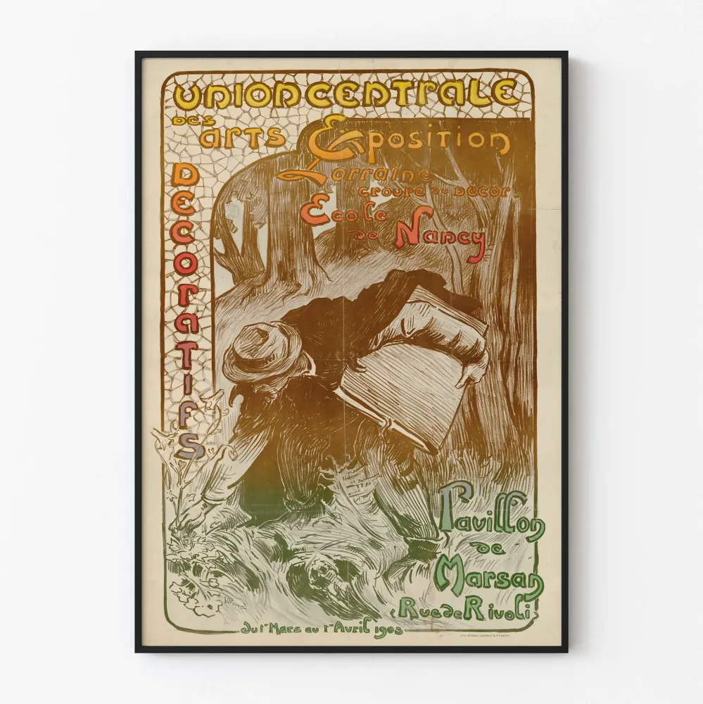 Plakat wystawy Lorraine Grupa Dekoracji Szkoł Nancy 1903