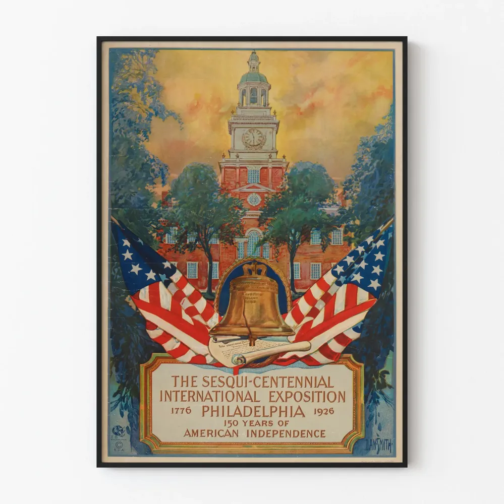 Plakat z wystawy międzynarodowej w Filadelfii 1926