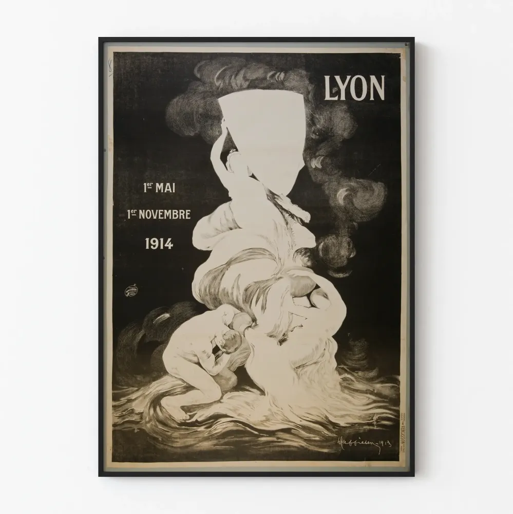 Plakat z wystawy międzynarodowej w Lyonie 1914