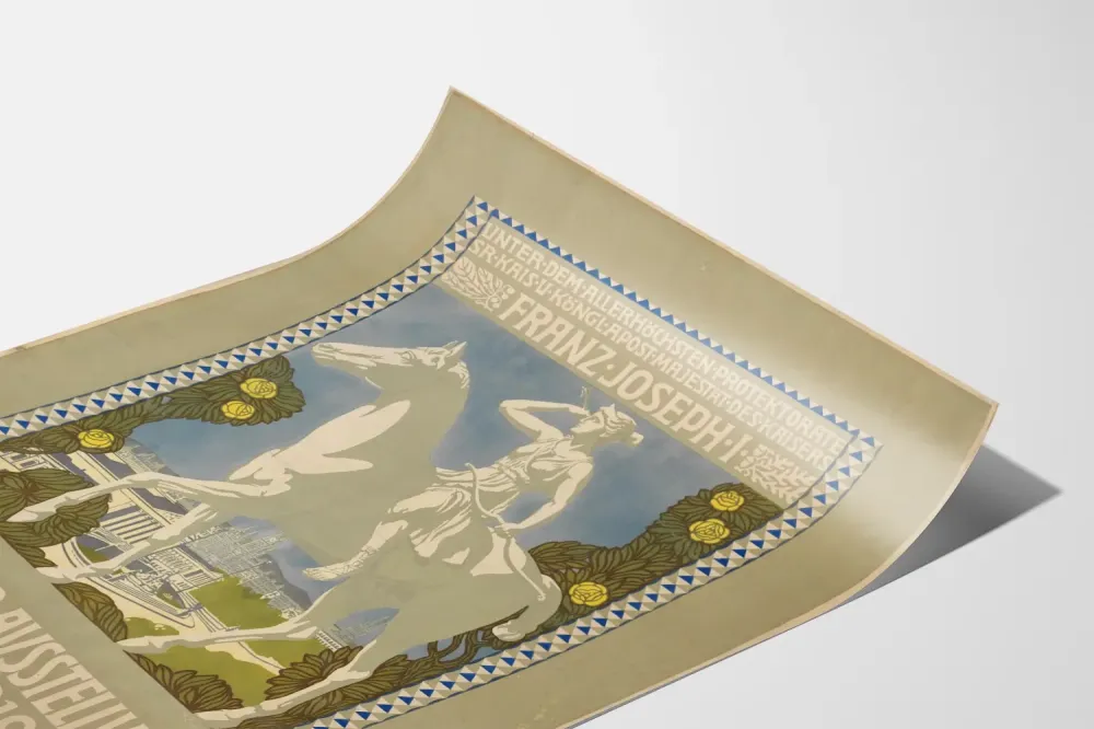 Plakat z wystawy myśliwskiej międzynarodowej Wiedeń 1910