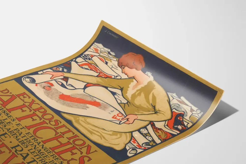 Plakat wystawy plakatów Muzeum Rath w Genewie 1913