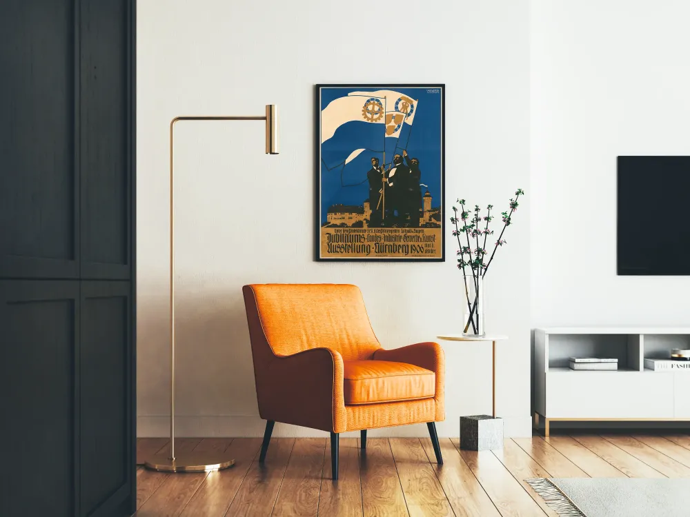 Plakat z wystawy przemysłowej i artystycznej w Norymberdze 1906