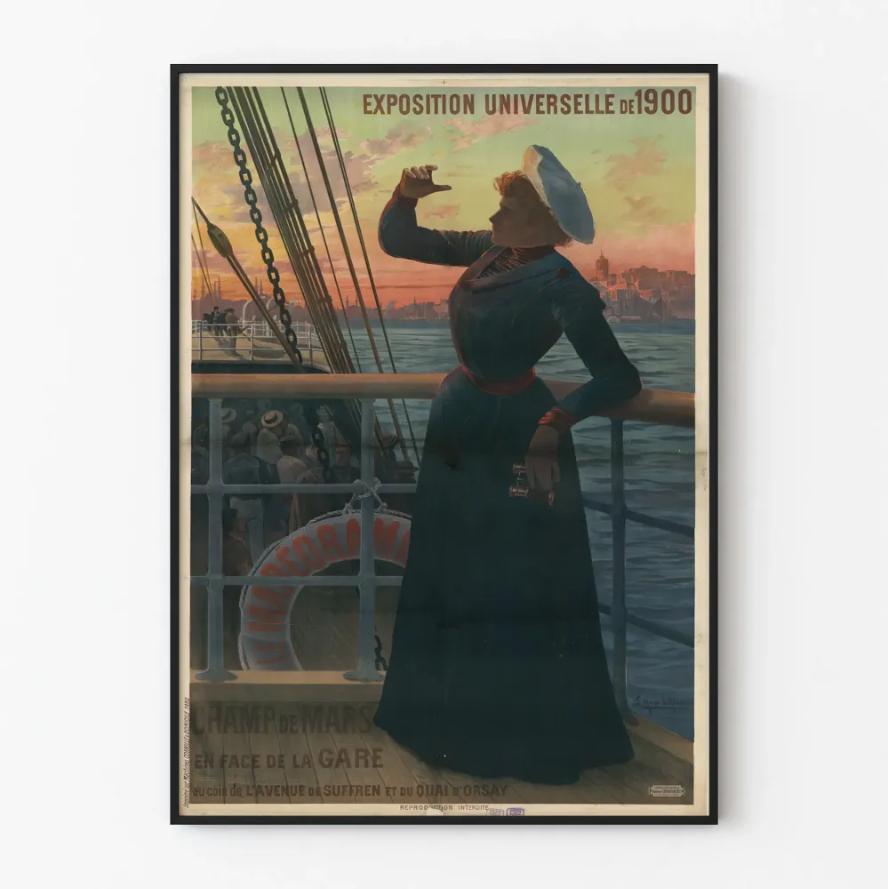 Plakat z wystawy światowej 1900 - Le Mareorama