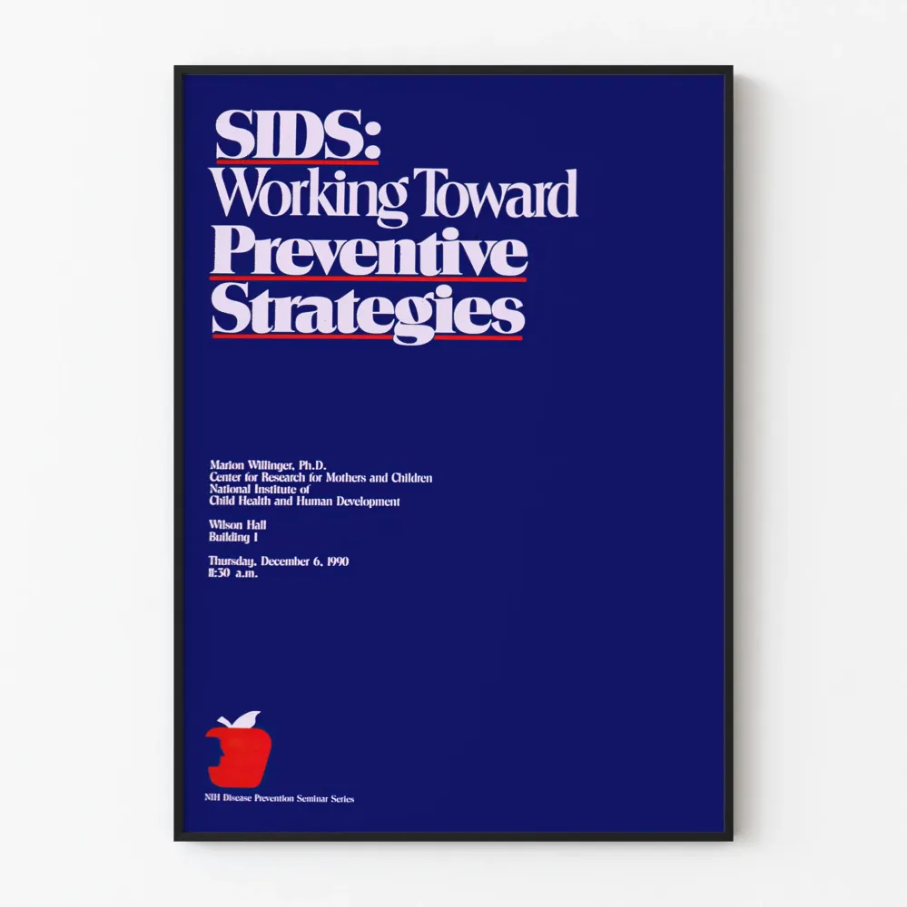 Plakat Zapobiegawczy SIDS - Strategie Zapobiegania