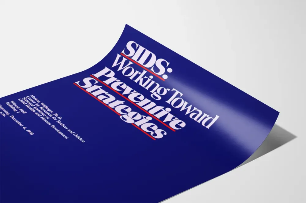 Plakat Zapobiegawczy SIDS - Strategie Zapobiegania
