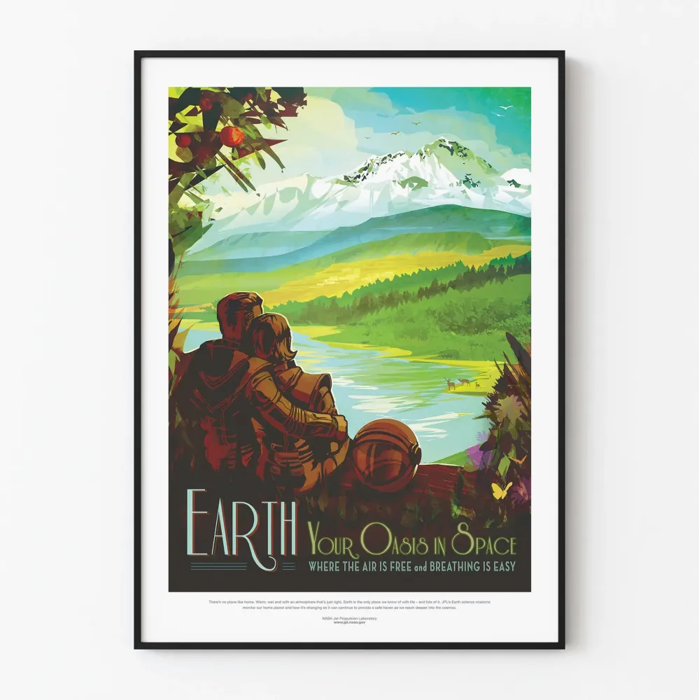 Plakat Ziemia Natura i Spokój - Inspirująca dekoracja ścienna