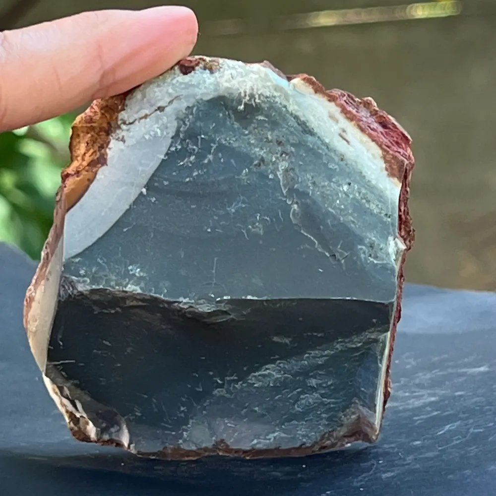Polichromowany Jaspis Surowy Kamień Model 4