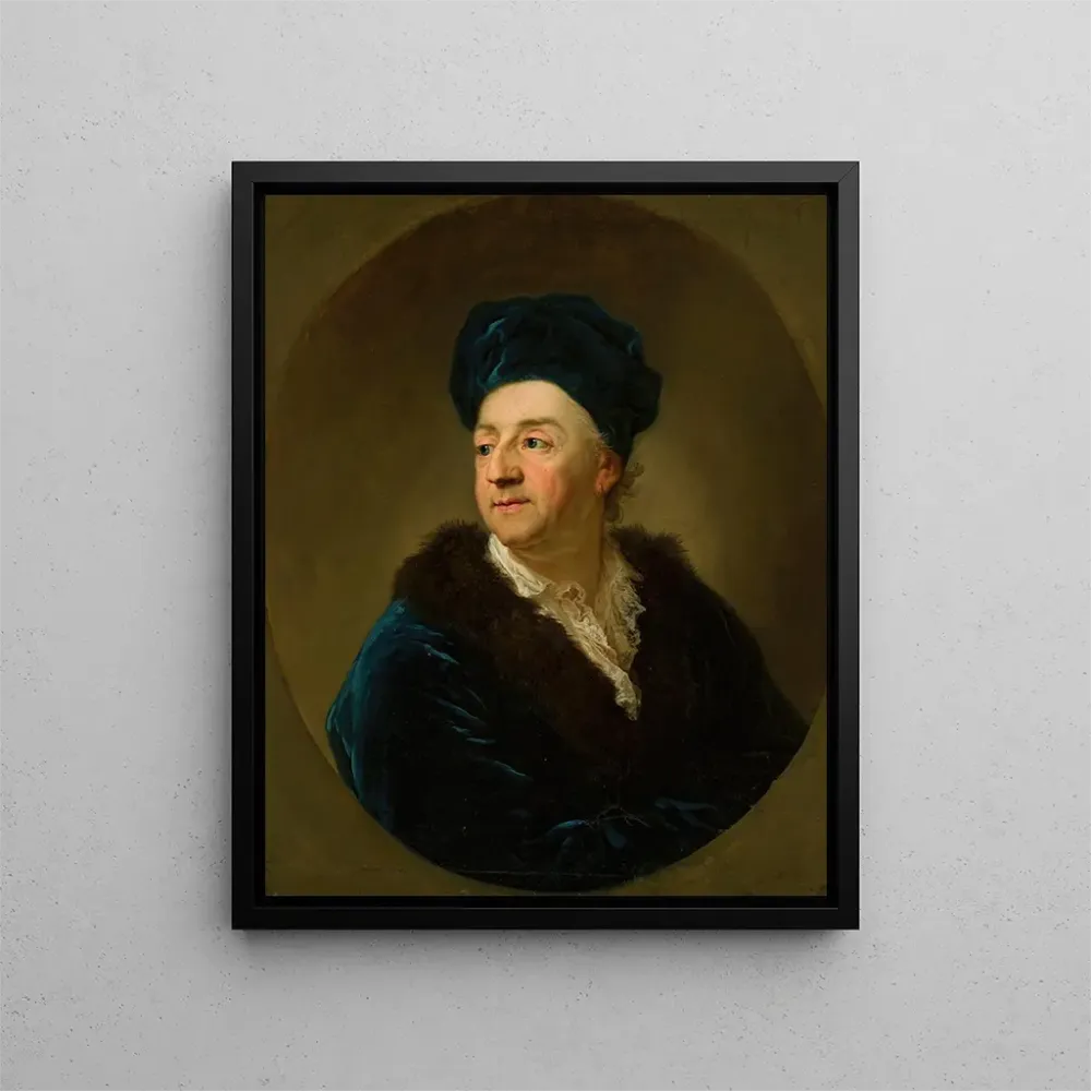 Portret Johann N. Schaffgotsch w szlafroku - Anton Graff | Druk artystyczny