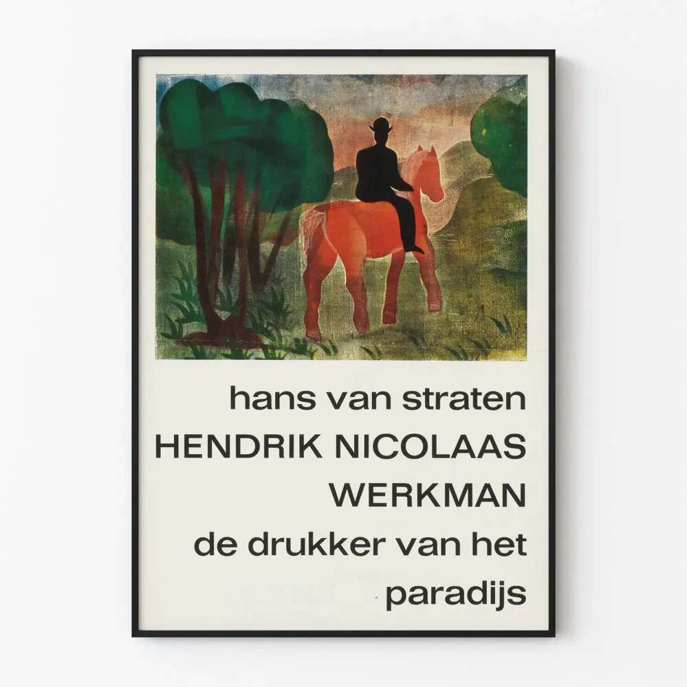 Poster dekoracyjny Hendrik Nicolaas Werkman Koń i Jeździec