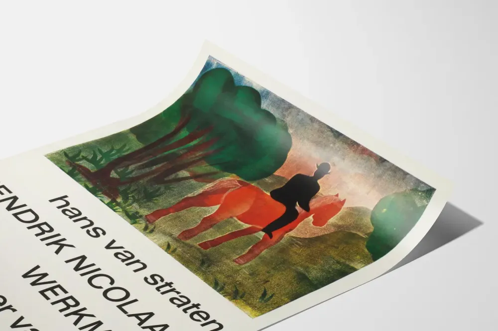 Poster dekoracyjny Hendrik Nicolaas Werkman Koń i Jeździec