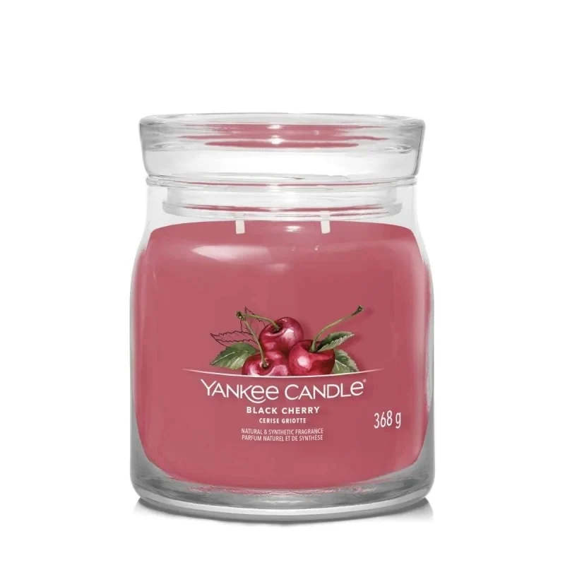 Średnia świeca zapachowa Black Cherry 368g
