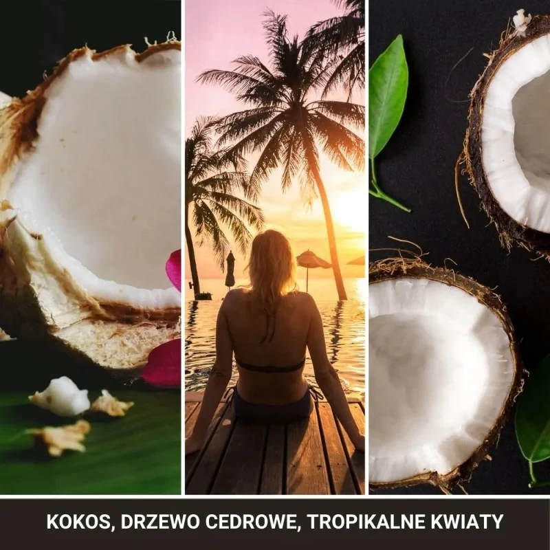 Średnia świeca zapachowa Black Coconut 368g