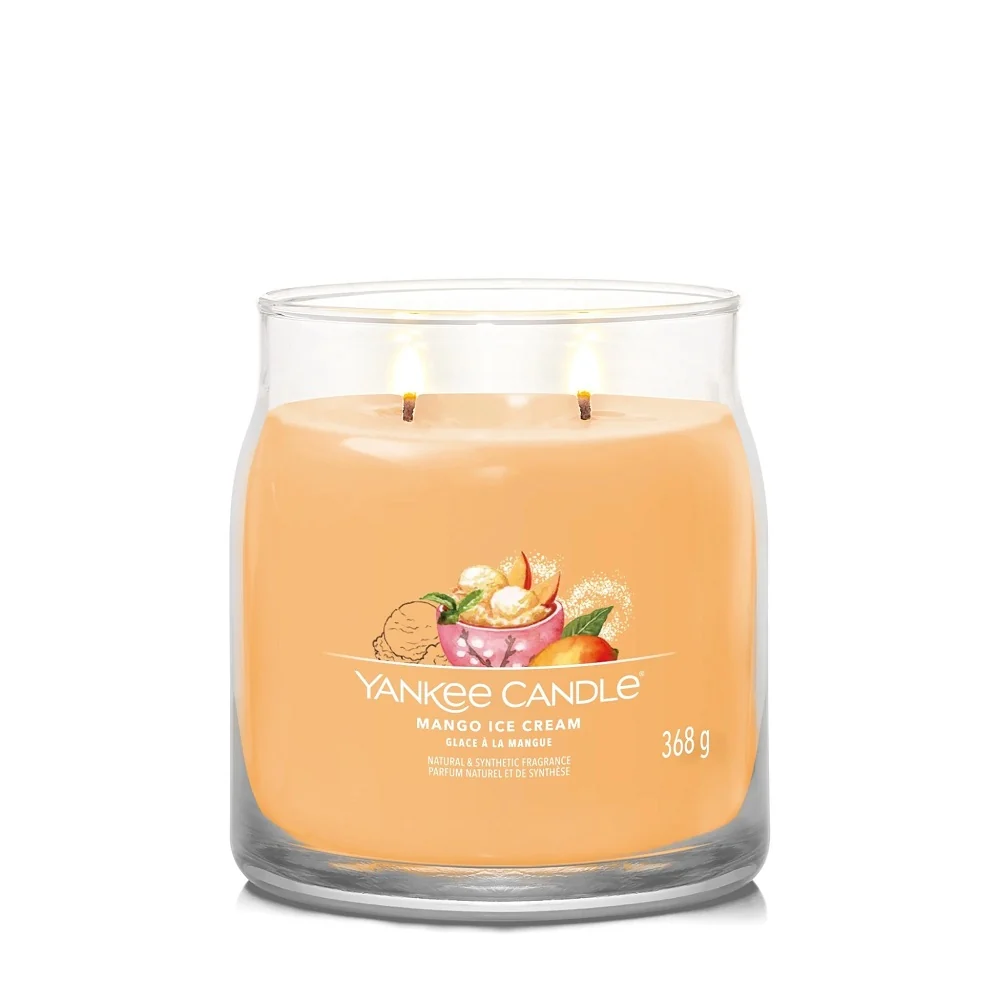 Średnia świeca zapachowa Mango Ice Cream 368g