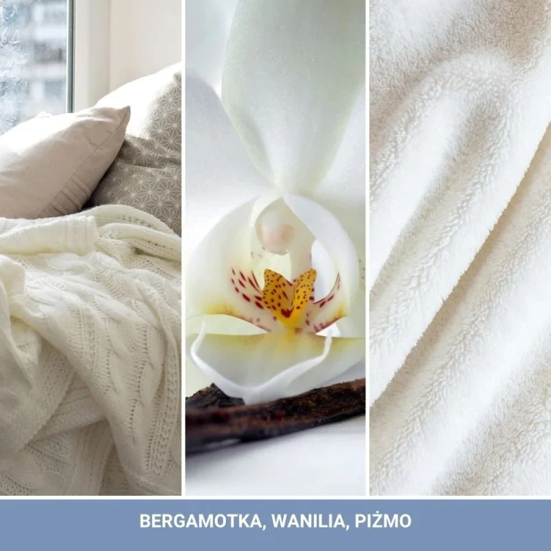Średnia świeca zapachowa Soft Blanket 368g