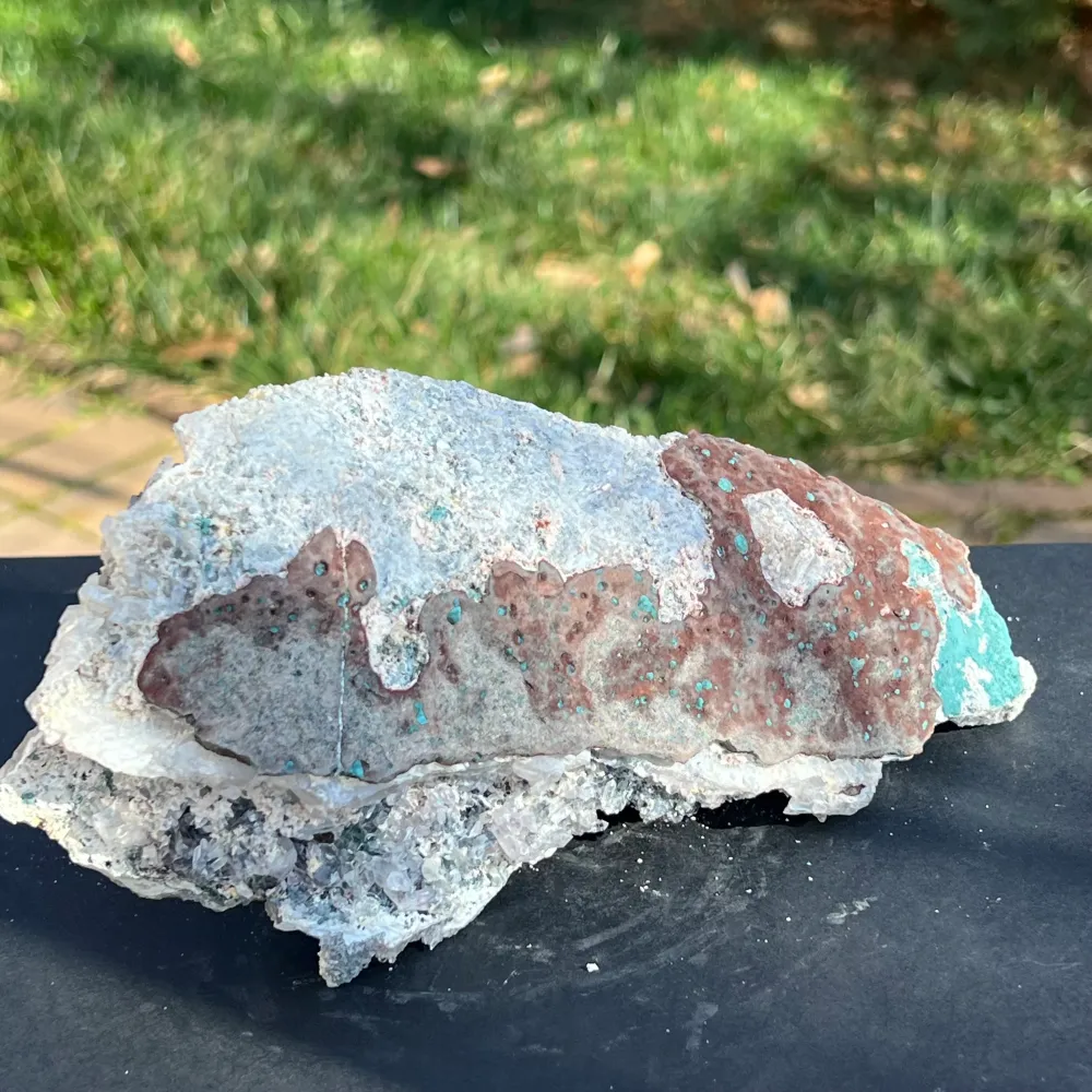 Różowy Amethyst Cluster Brazylia 20 cm