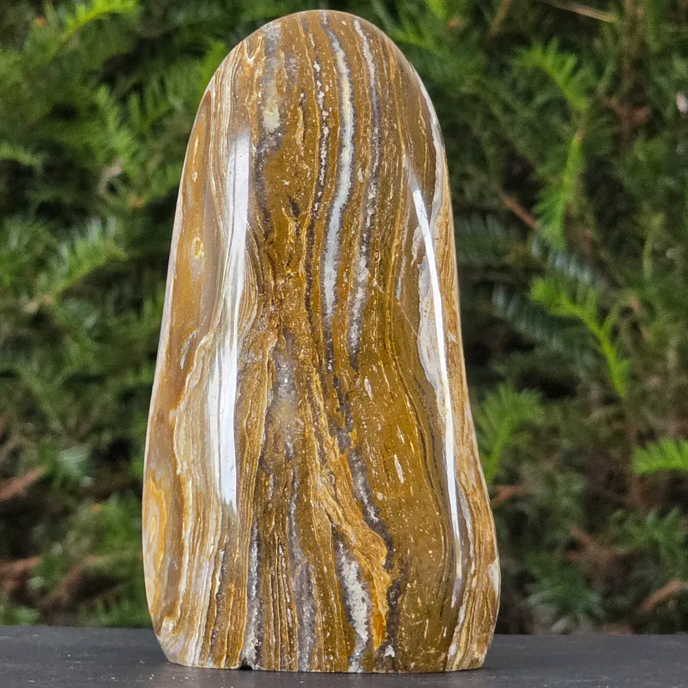 Rzeźba jaspisu z krajobrazem oceanicznym | Model 1