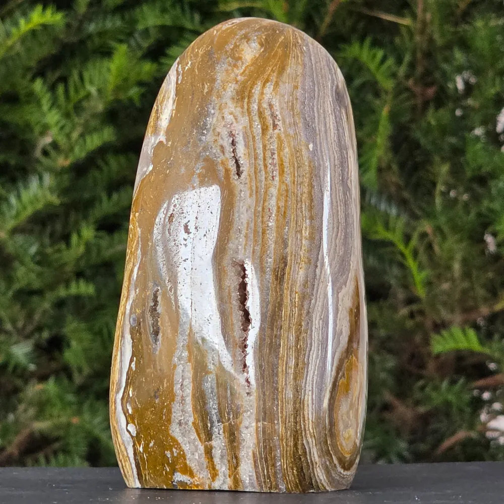 Rzeźba jaspisu z krajobrazem oceanicznym | Model 1