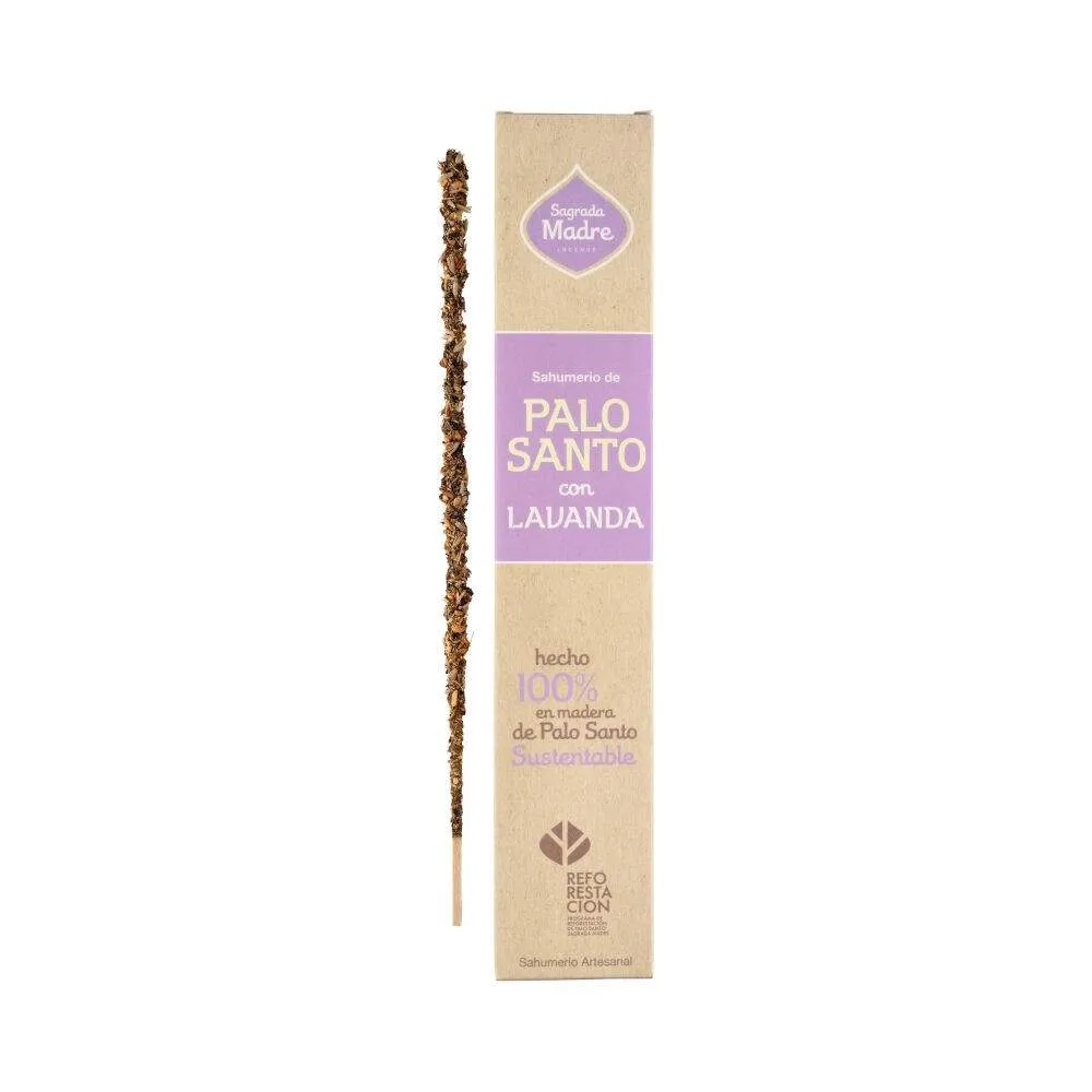 SFummed Palo Santo Lavender 23 cm -Sagrade - SAGRADA MADRE