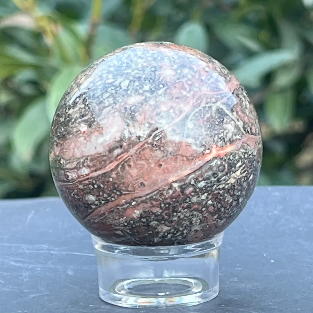 Skórka węż Jasper Sphere z Australii Model 3