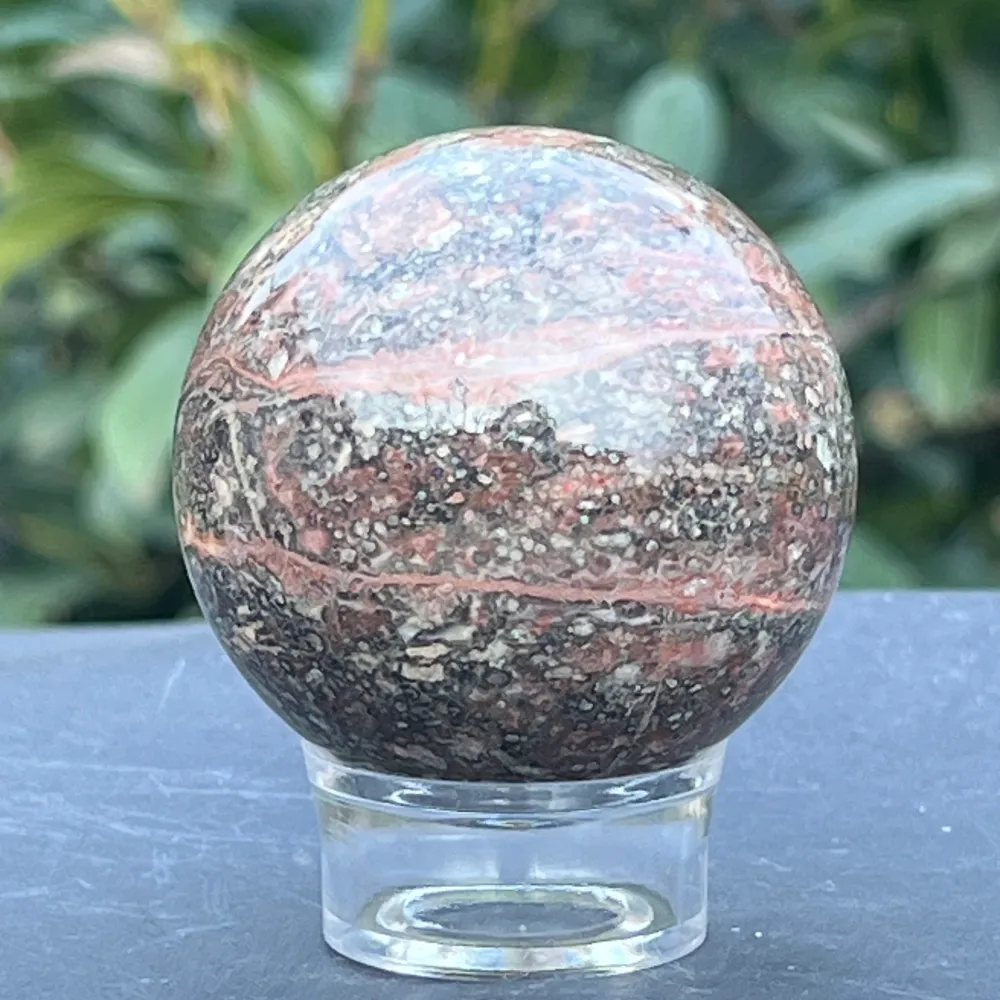 Skórka węż Jasper Sphere z Australii Model 3